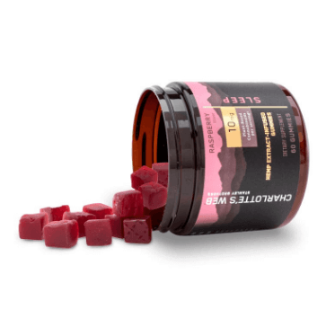 Charlotte's Web Cbd Gummies, Sleep, 10 Mg, Raspberry - 60 Gummies
